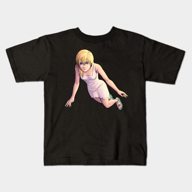 KH3 Namine Kids T-Shirt by FerMaiaru